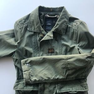 G-Star essential utility army green jacket